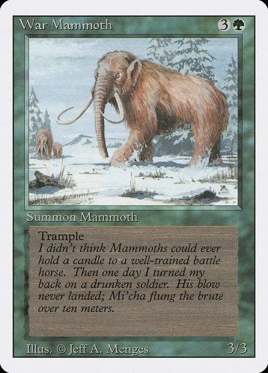 War Mammoth Revised