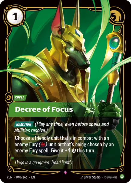 Decree of Focus Vendetta