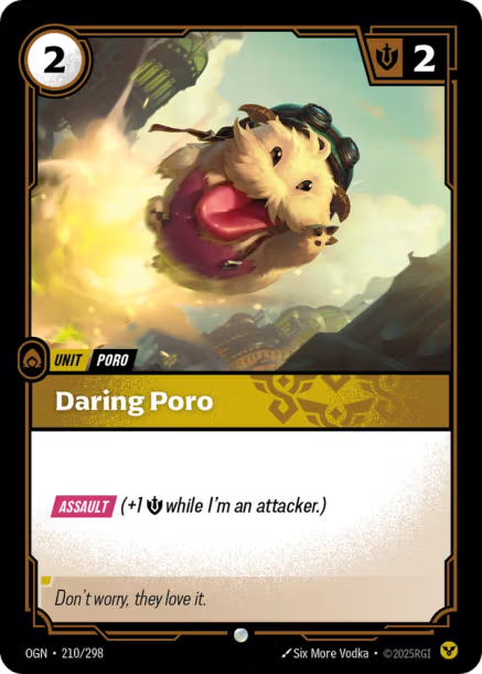 Daring Poro Origins