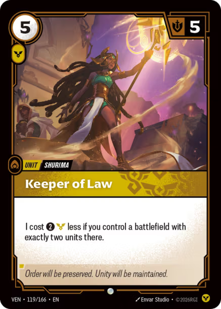 Keeper of Law FOIL Vendetta