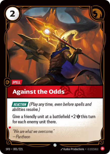 Against the Odds Spiritforged