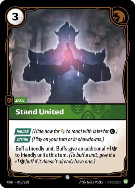 Stand United Origins