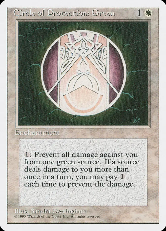 Circle of Protection: Green Fourth Edition