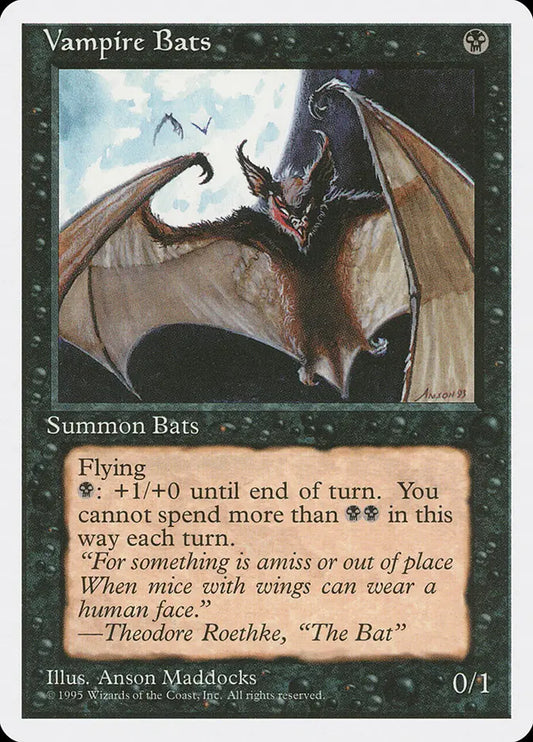 Vampire Bats Fourth Edition
