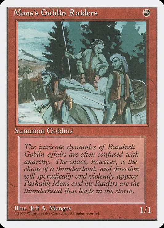 Mons's Goblin Raiders Fourth Edition