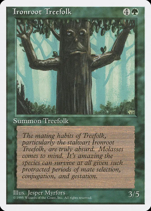 Ironroot Treefolk Fourth Edition