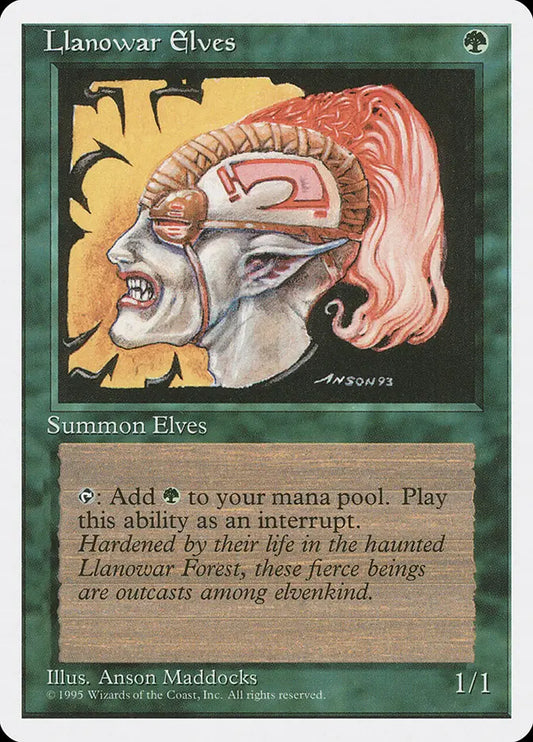 Llanowar Elves Fourth Edition