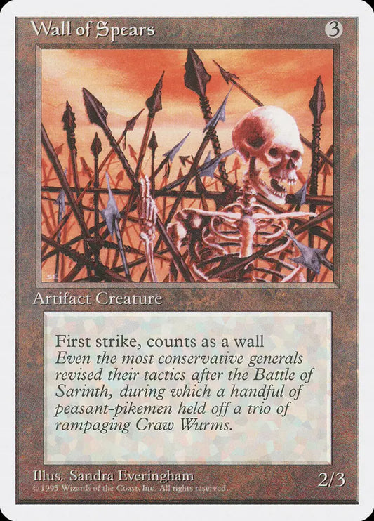 Wall of Spears Fourth Edition