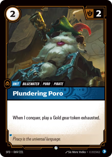 Plundering Poro FOIL Spiritforged