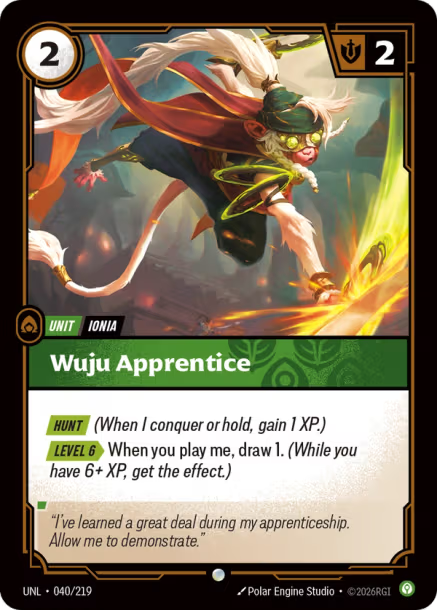 Wuju Apprentice Unleashed