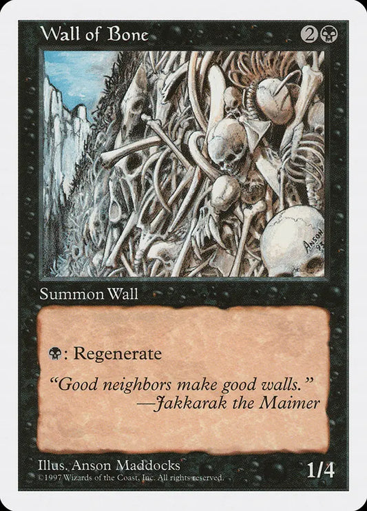 Wall of Bone Fifth Edition