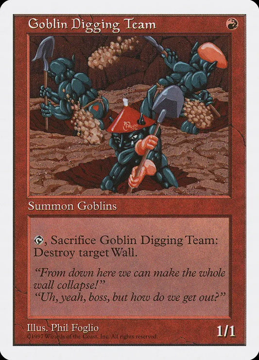 Goblin Digging Team Fifth Edition