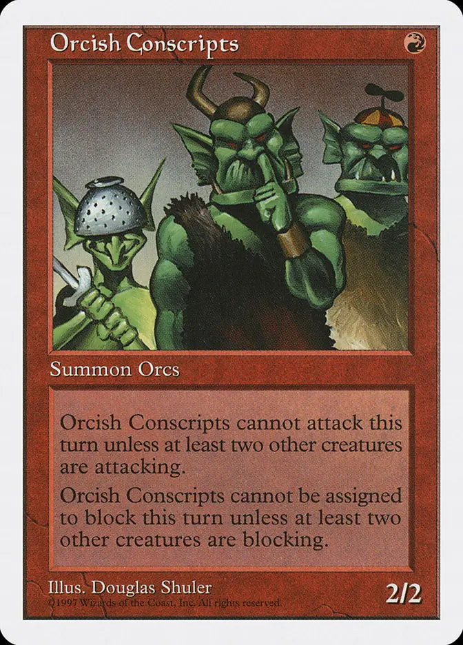 Orcish Conscripts Fifth Edition