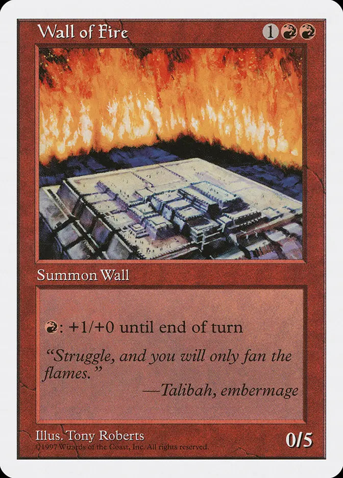 Wall of Fire Fifth Edition