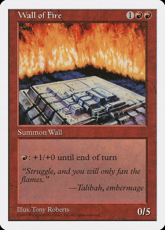 Wall of Fire Fifth Edition