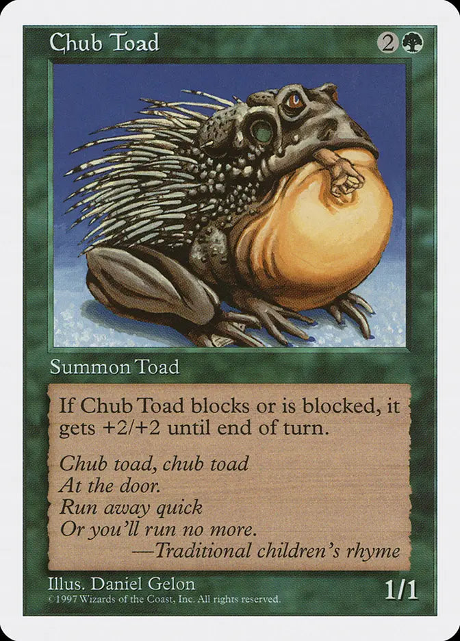 Chub Toad Fifth Edition