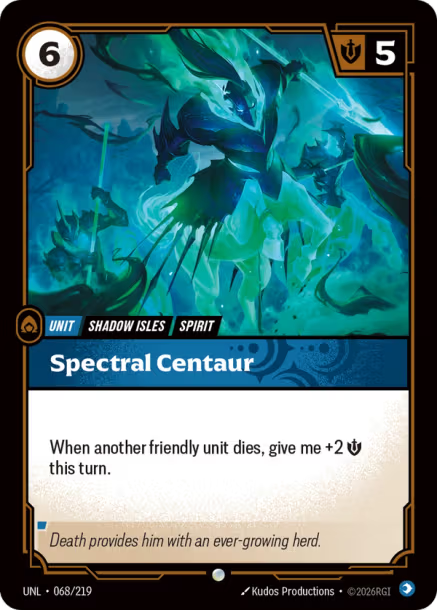 Spectral Centaur FOIL Unleashed