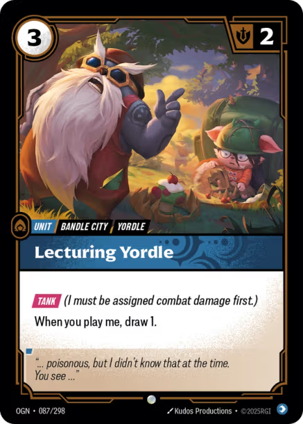 Lecturing Yordle Origins