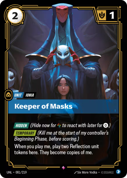 Keeper of Masks Unleashed