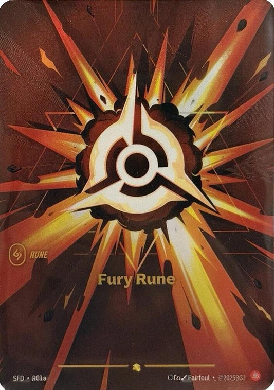 Fury Rune Alternate Art (R01a) Spiritforged