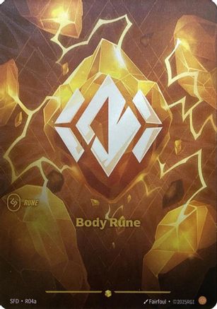 Body Rune Alternate Art (R04a) Spiritforged