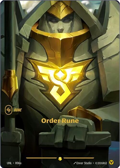 Order Rune Alternate Art Unleashed