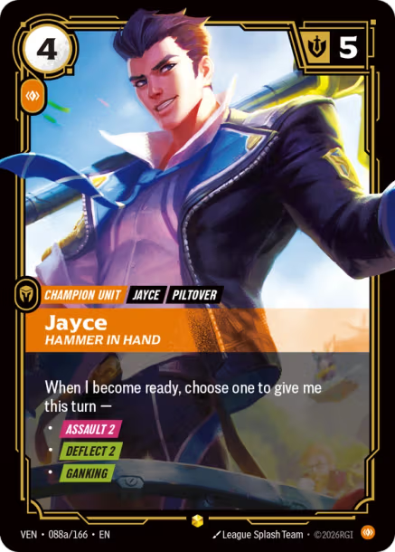 Jayce, Hammer in Hand Alternate Art Vendetta
