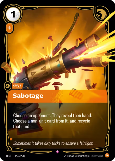 Sabotage Origins