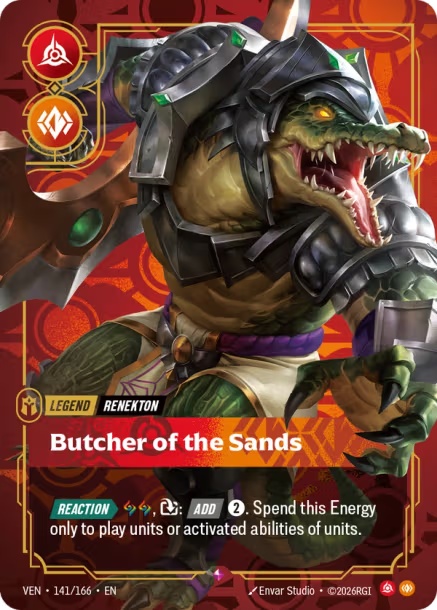 Renekton Butcher of the Sands Vendetta