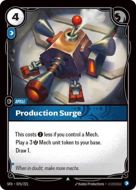 Production Surge Spiritforged
