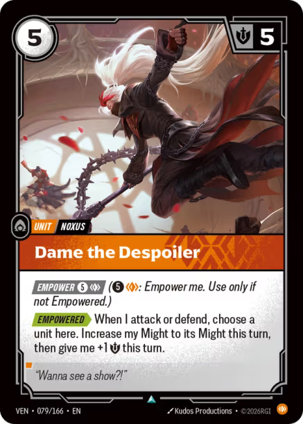 Dame the Despoiler Vendetta