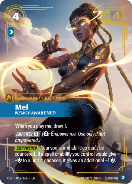 Mel, Newly Awakened Vendetta