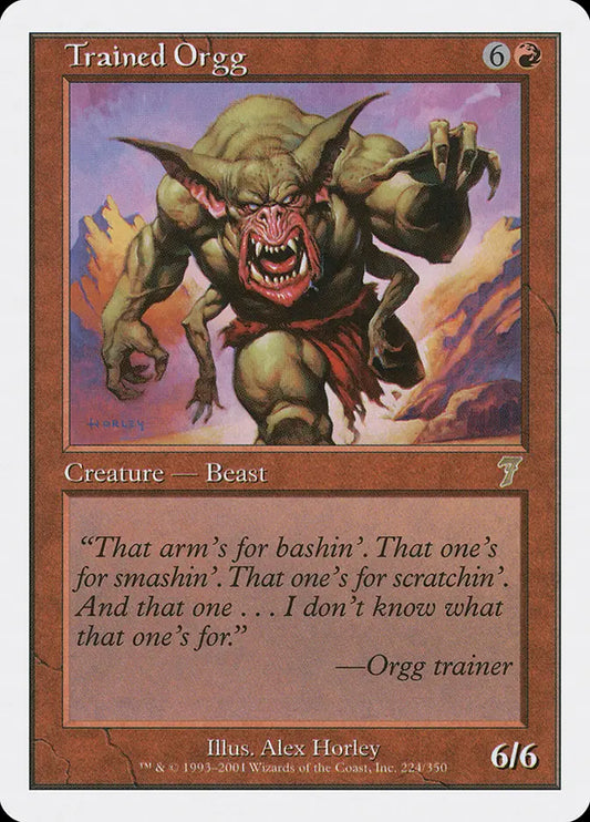 Trained Orgg 7th Edition