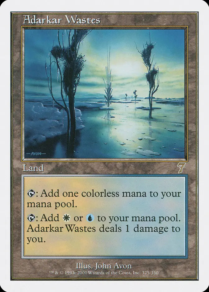 Adarkar Wastes 7th Edition