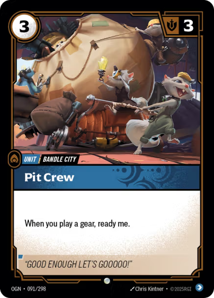Pit Crew Origins