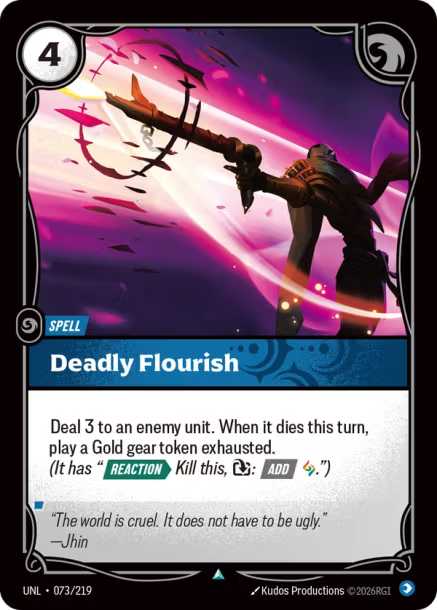 Deadly Flourish Unleashed