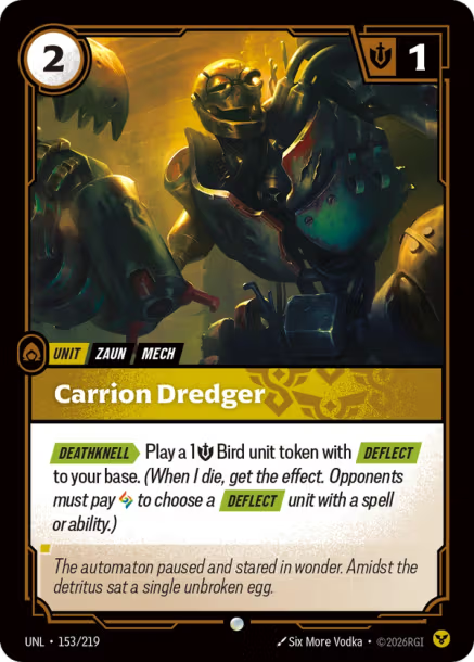 Carrion Dredger FOIL Unleashed