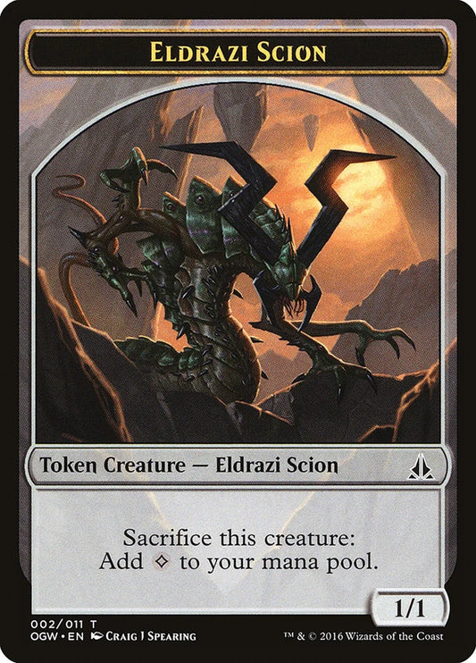 Eldrazi Scion Token (2) Oath of the Gatewatch