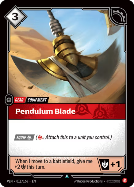 Pendulum Blade Vendetta
