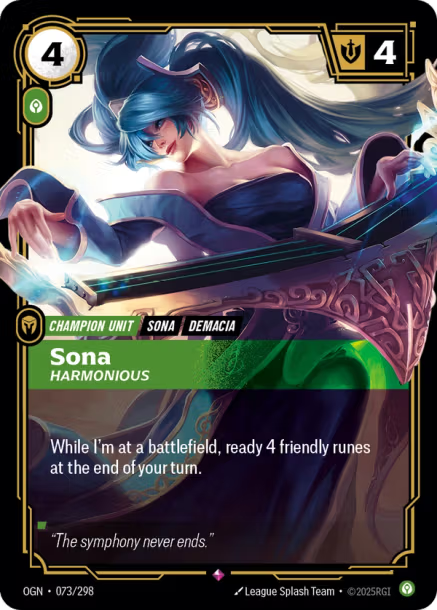 Sona, Harmonious Origins