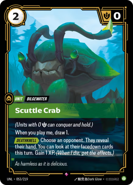 Scuttle Crab Unleashed