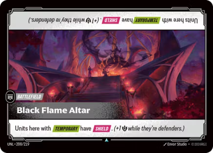 Black Flame Altar FOIL Unleashed