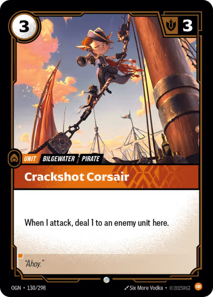 FOIL Crackshot Corsair Origins