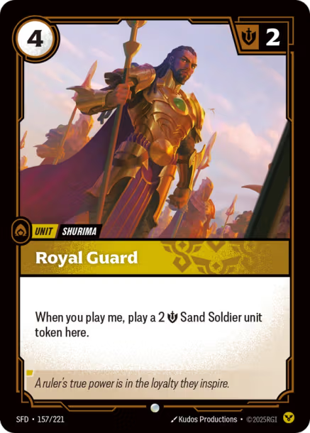 Garde Royale forgée par les Esprits