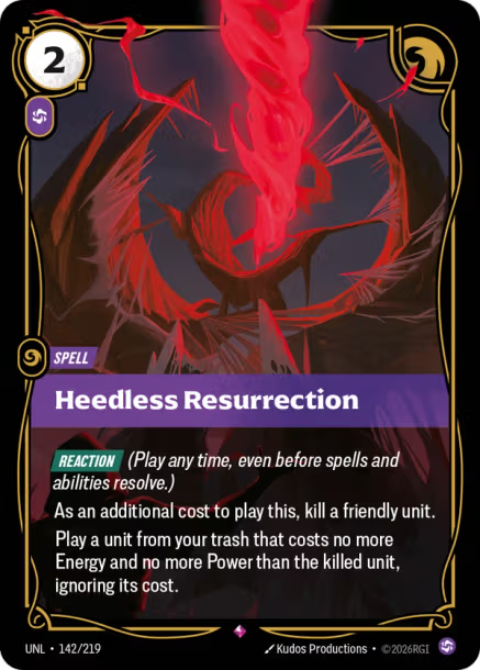 Heedless Resurrection Unleashed