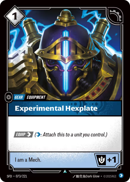 Experimental Hexplate Spiritforged