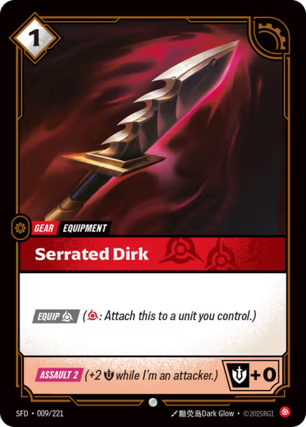Serrated Dirk Spiritforged