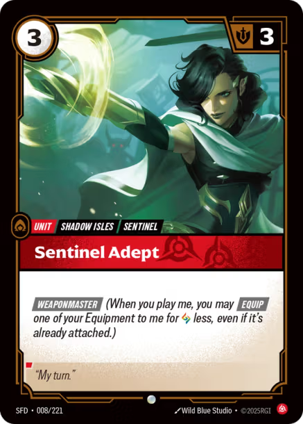 Sentinel Adept FOIL Spiritforged