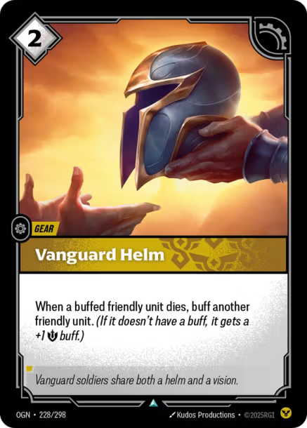 Vanguard Helm Origins