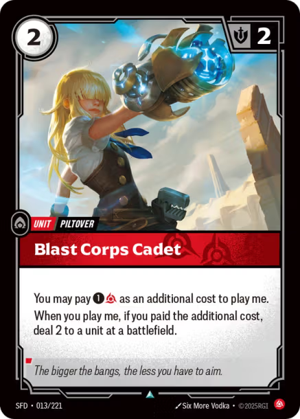 FOIL Blast Corps Cadet Spiritforged